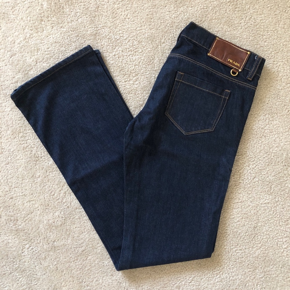 Authentic Prada Boot Cut Jeans